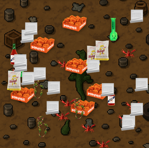Screenshot from the Lombard Landfill game